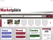 Tablet Screenshot of marketplace.winnipegfreepress.com